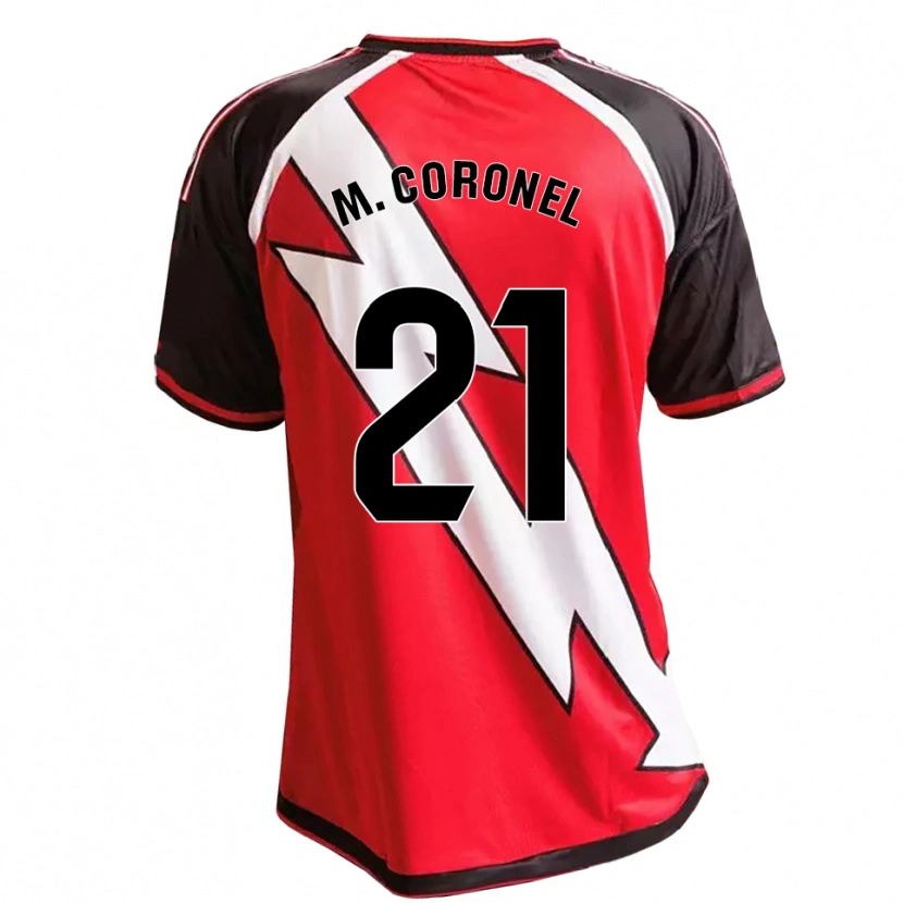 Danxen Damen Mariela Del Carmen Coronel #21 Rot Schwarz Weiß Auswärtstrikot Trikot 2026/27 T-Shirt Österreich