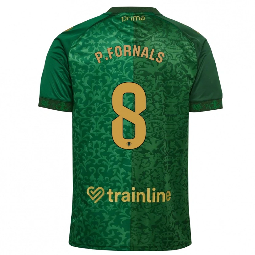 Danxen Damen Pablo Fornals #8 Waldgrün Dunkelgoldrute Auswärtstrikot Trikot 2026/27 T-Shirt Österreich