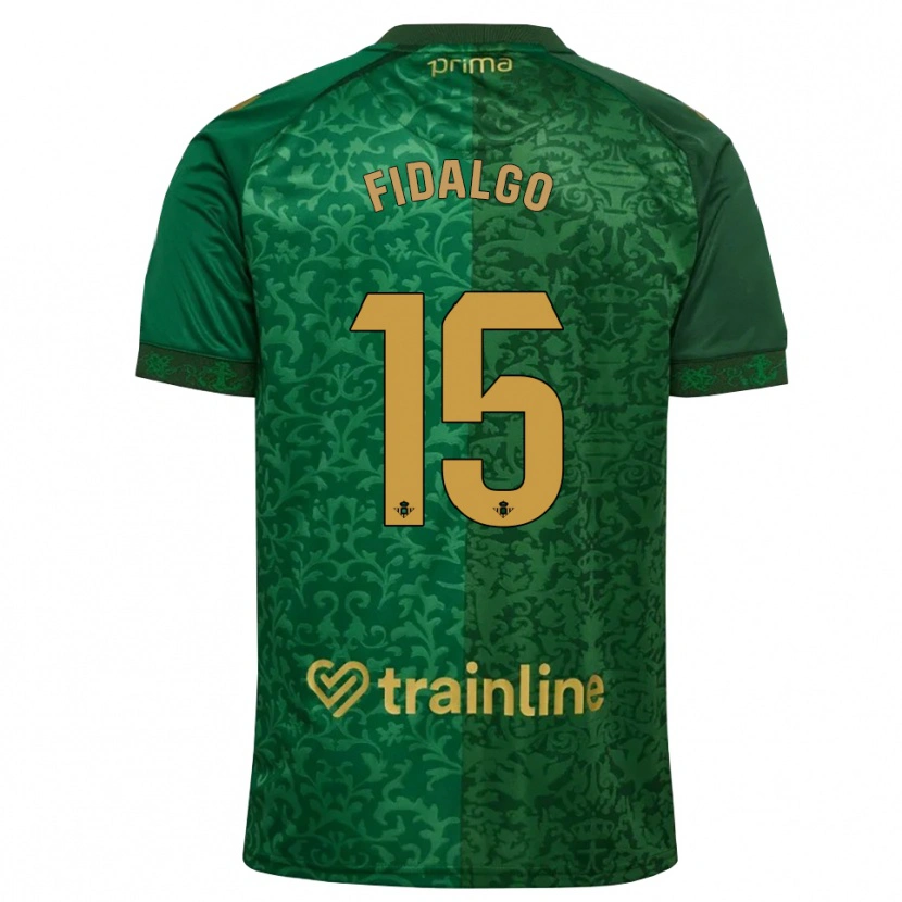 Danxen Damen Álvaro Fidalgo #15 Waldgrün Dunkelgoldrute Auswärtstrikot Trikot 2026/27 T-Shirt Österreich