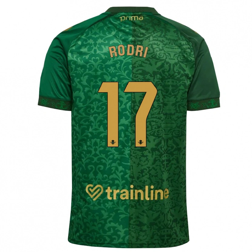 Danxen Damen Rodri Sanchez #17 Waldgrün Dunkelgoldrute Auswärtstrikot Trikot 2026/27 T-Shirt Österreich