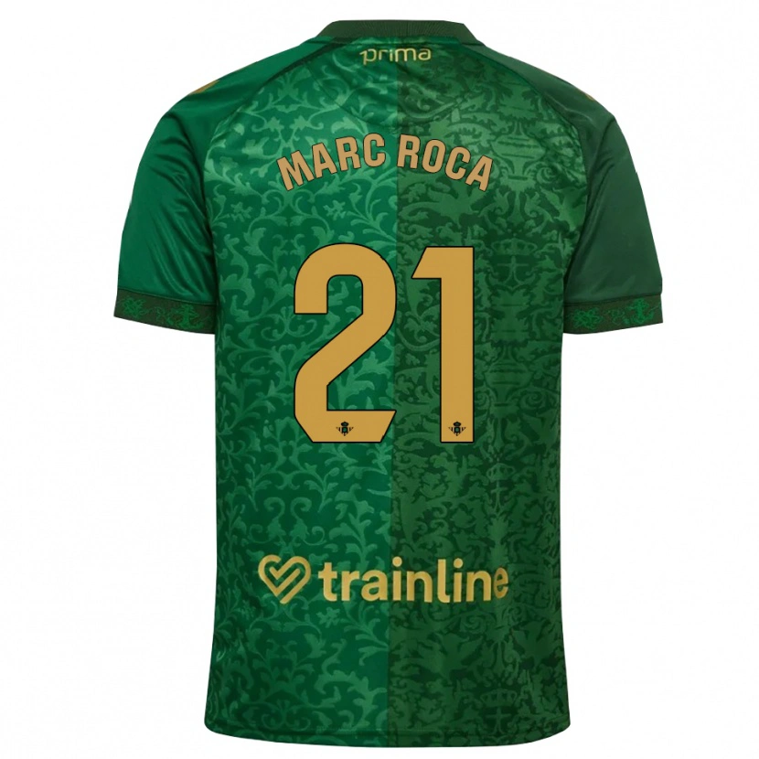 Danxen Damen Marc Roca #21 Waldgrün Dunkelgoldrute Auswärtstrikot Trikot 2026/27 T-Shirt Österreich