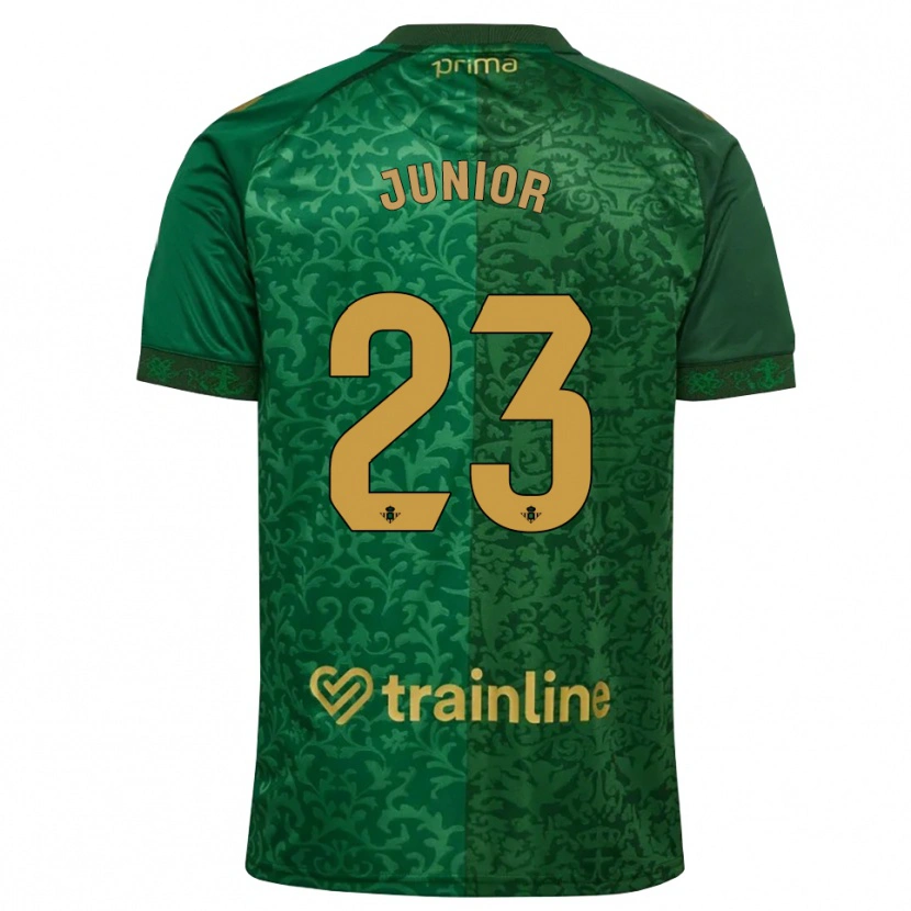 Danxen Damen Junior Firpo #23 Waldgrün Dunkelgoldrute Auswärtstrikot Trikot 2026/27 T-Shirt Österreich