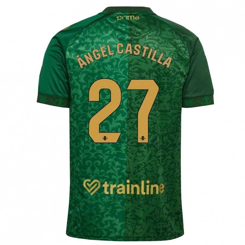 Danxen Damen Miguel Ángel Castilla #27 Waldgrün Dunkelgoldrute Auswärtstrikot Trikot 2026/27 T-Shirt Österreich