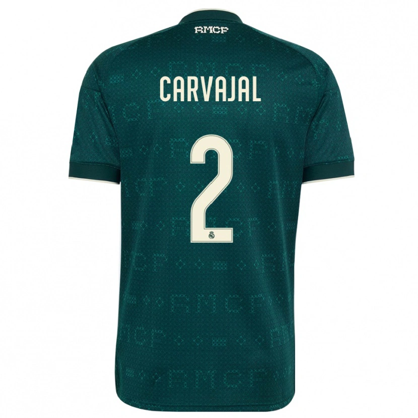 Danxen Damen Daniel Carvajal #2 Dunkelgrauweiß Auswärtstrikot Trikot 2026/27 T-Shirt Österreich