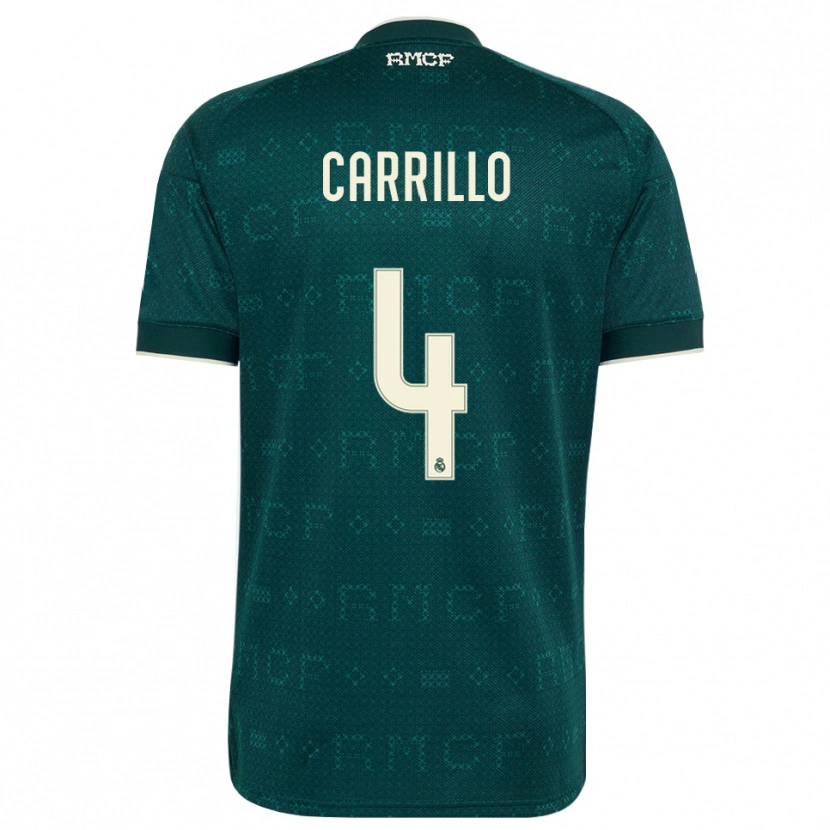 Danxen Damen Alvaro Carrillo #4 Dunkelgrauweiß Auswärtstrikot Trikot 2026/27 T-Shirt Österreich