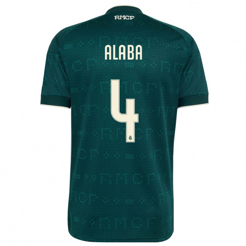 Danxen Damen David Alaba #4 Dunkelgrauweiß Auswärtstrikot Trikot 2026/27 T-Shirt Österreich
