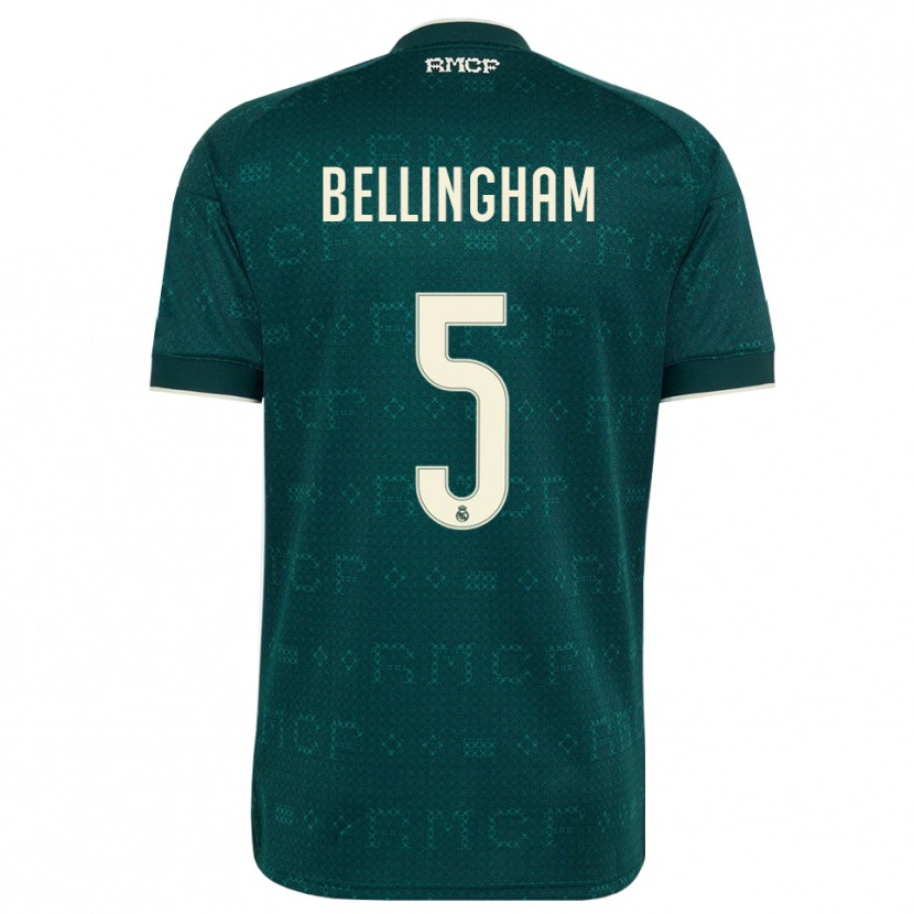 Danxen Damen Jude Bellingham #5 Dunkelgrauweiß Auswärtstrikot Trikot 2026/27 T-Shirt Österreich
