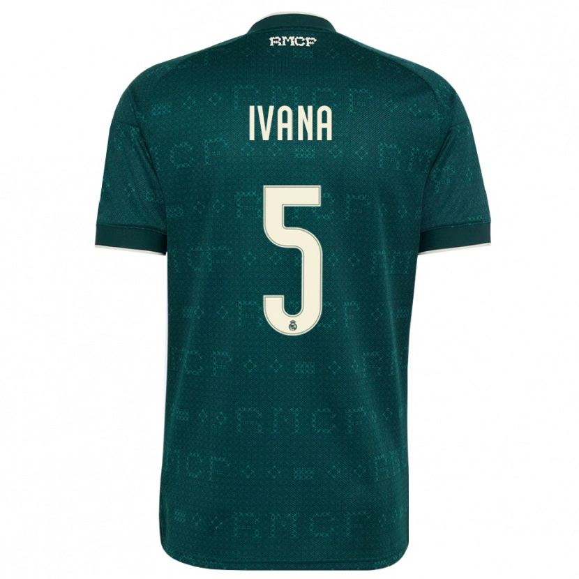 Danxen Damen Ivana Andres #5 Dunkelgrauweiß Auswärtstrikot Trikot 2026/27 T-Shirt Österreich