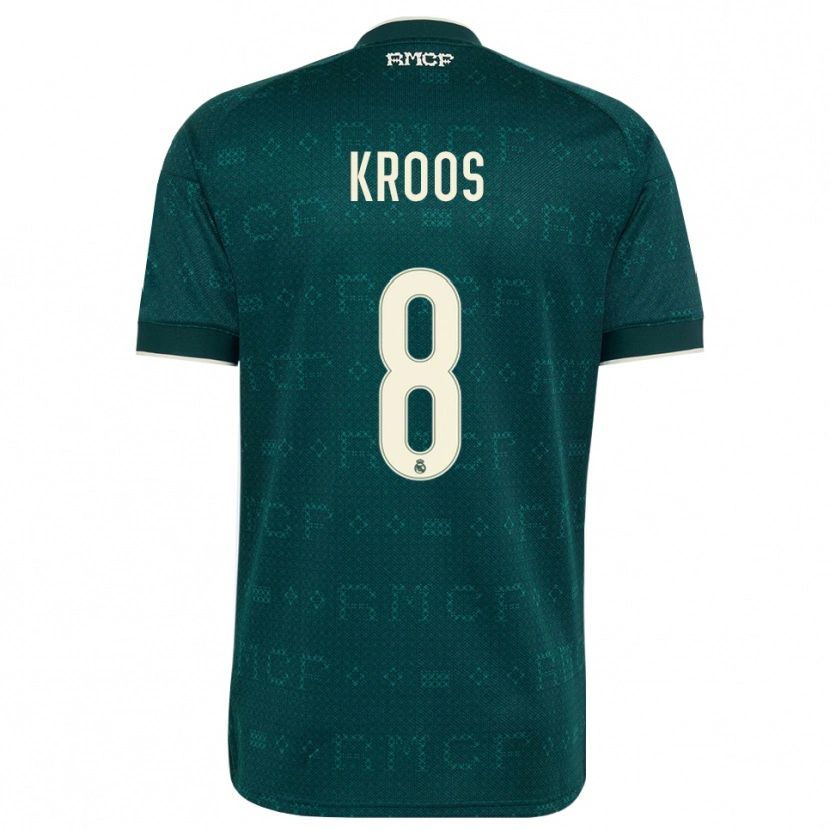 Danxen Damen Toni Kroos #8 Dunkelgrauweiß Auswärtstrikot Trikot 2026/27 T-Shirt Österreich