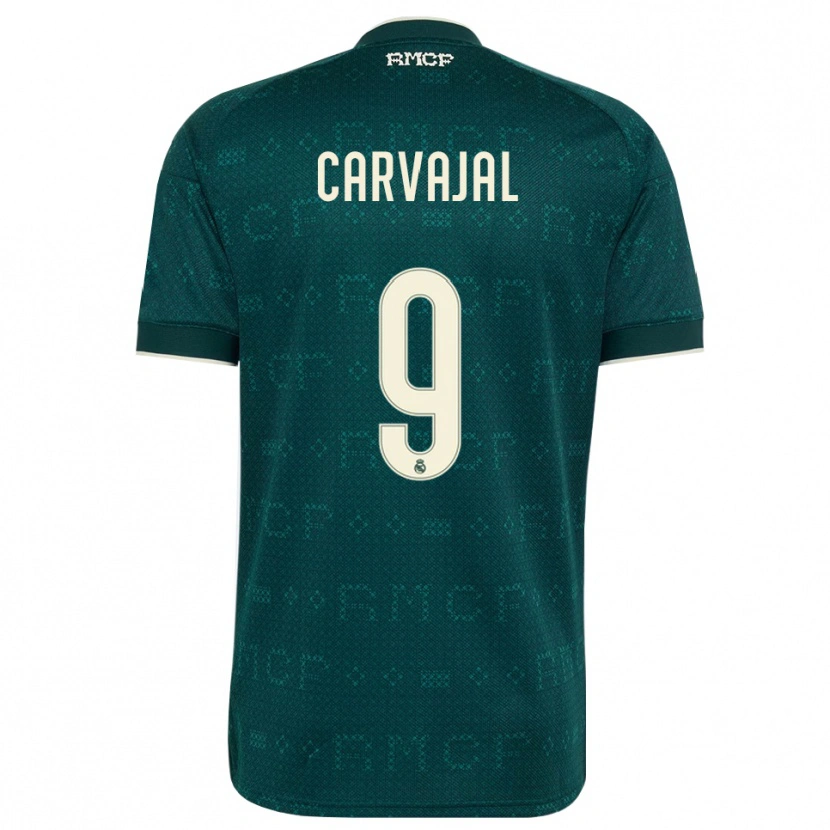 Danxen Damen Ángel Carvajal #9 Dunkelgrauweiß Auswärtstrikot Trikot 2026/27 T-Shirt Österreich