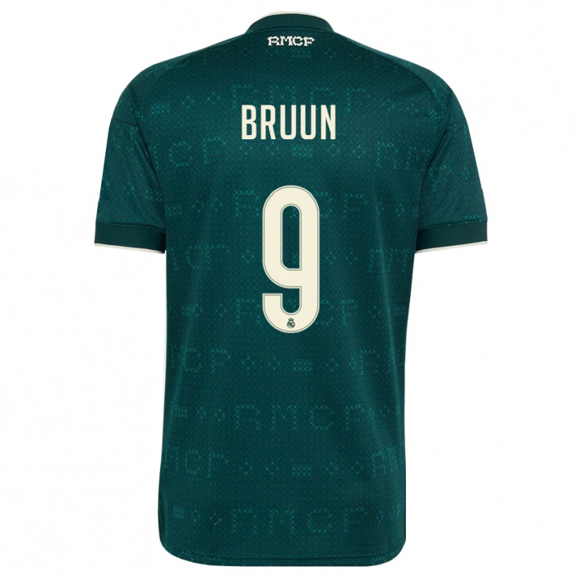Danxen Damen Signe Bruun #9 Dunkelgrauweiß Auswärtstrikot Trikot 2026/27 T-Shirt Österreich