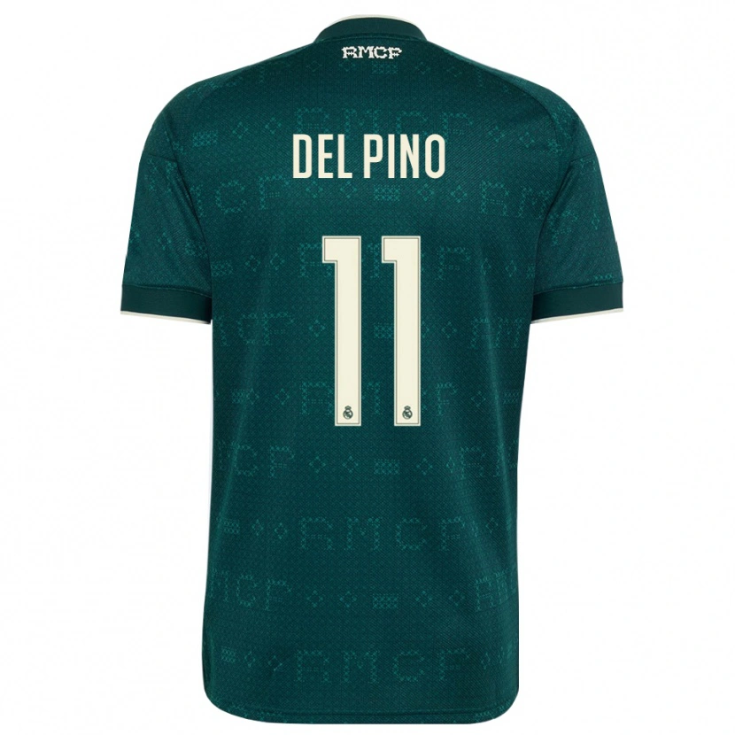 Danxen Damen Santiago Del Pino #11 Dunkelgrauweiß Auswärtstrikot Trikot 2026/27 T-Shirt Österreich