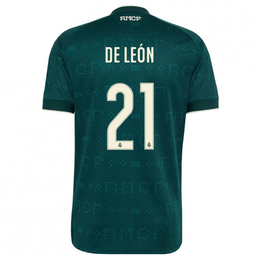 Danxen Damen Jeremy De León #21 Dunkelgrauweiß Auswärtstrikot Trikot 2026/27 T-Shirt Österreich