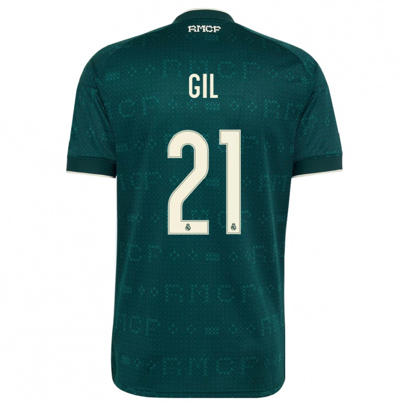 Danxen Damen Iker Gil #21 Dunkelgrauweiß Auswärtstrikot Trikot 2026/27 T-Shirt Österreich