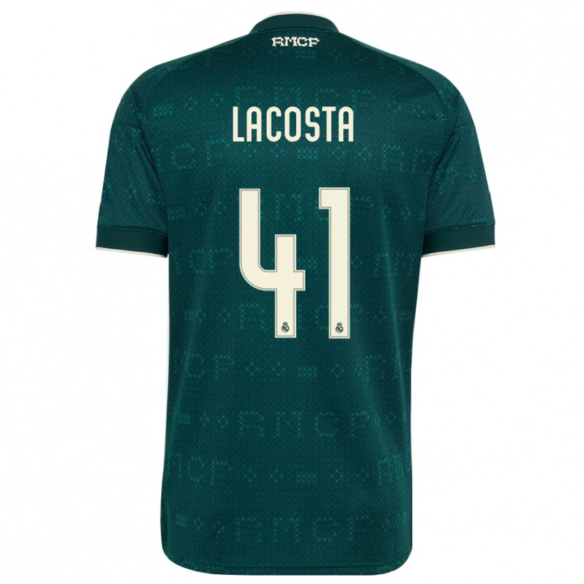 Danxen Damen Diego Lacosta #41 Dunkelgrauweiß Auswärtstrikot Trikot 2026/27 T-Shirt Österreich