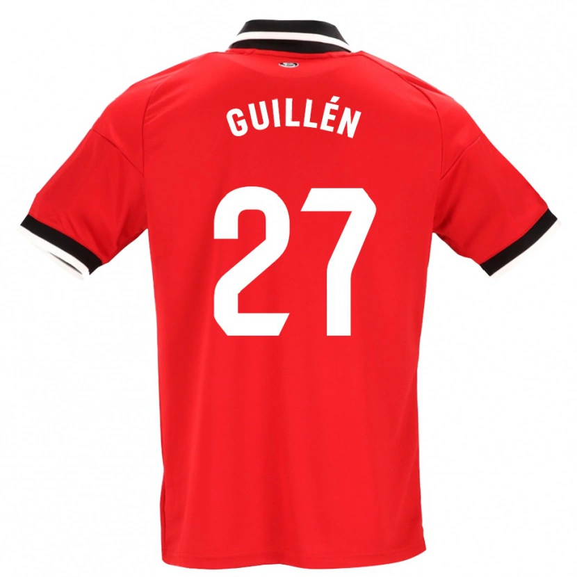 Danxen Damen Nico Guillén #27 Schwarz Weiß Rot Auswärtstrikot Trikot 2026/27 T-Shirt Österreich