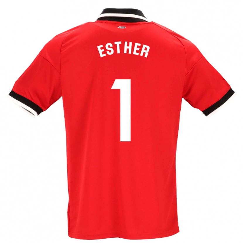 Danxen Damen Esther Sullastres Ayuso #1 Schwarz Weiß Rot Auswärtstrikot Trikot 2026/27 T-Shirt Österreich