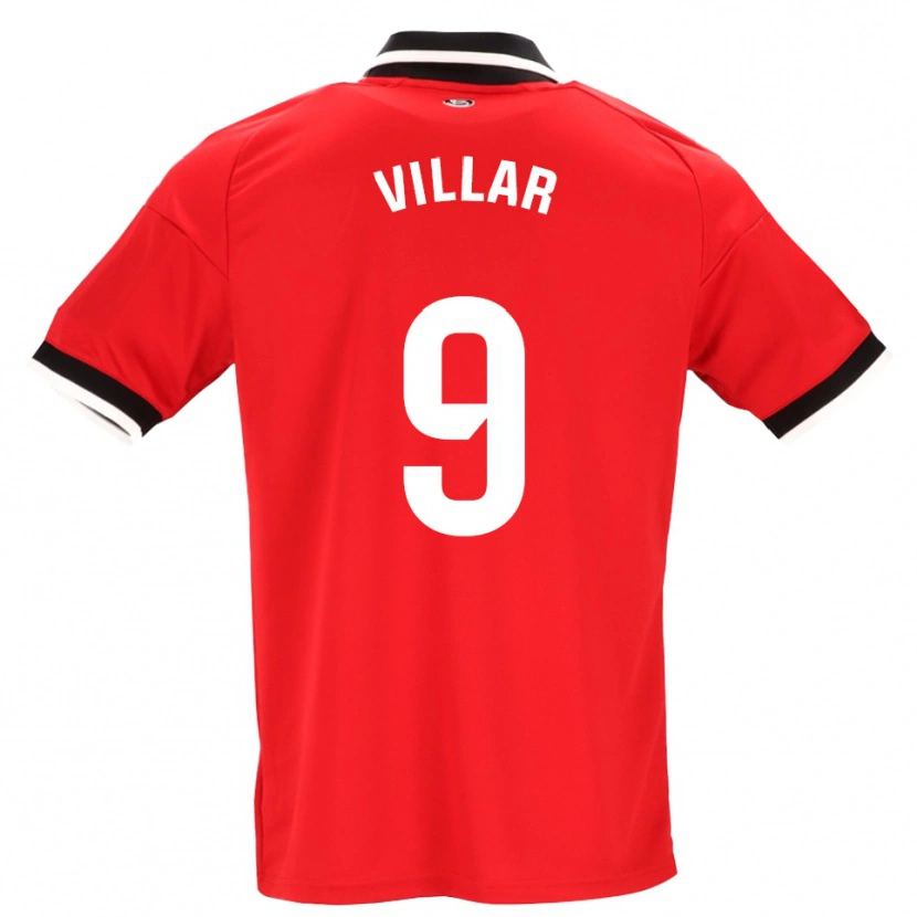 Danxen Damen Iker Villar #9 Schwarz Weiß Rot Auswärtstrikot Trikot 2026/27 T-Shirt Österreich