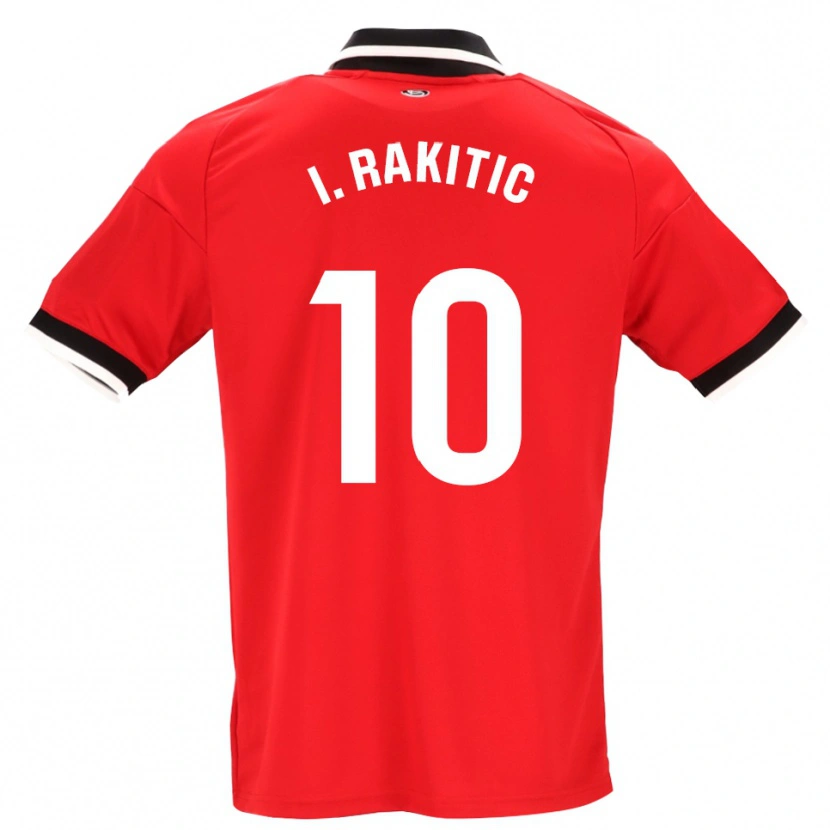Danxen Damen Ivan Rakitic #10 Schwarz Weiß Rot Auswärtstrikot Trikot 2026/27 T-Shirt Österreich