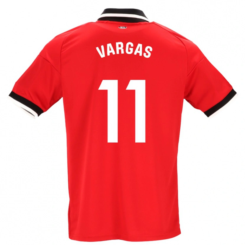 Danxen Damen Rubén Vargas #11 Schwarz Weiß Rot Auswärtstrikot Trikot 2026/27 T-Shirt Österreich