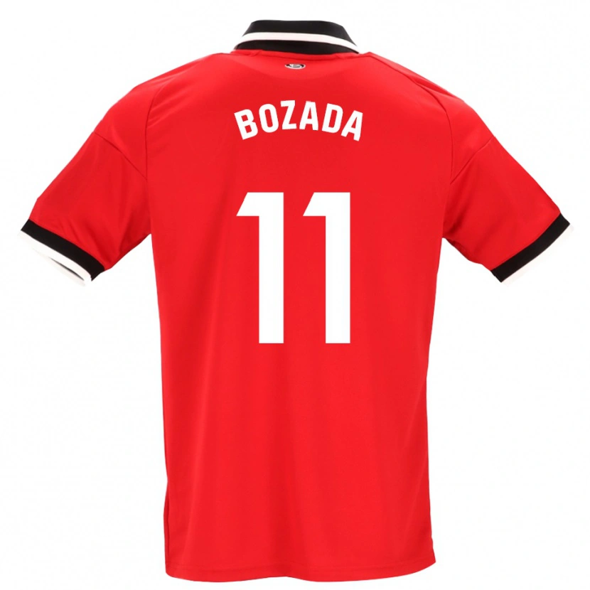 Danxen Damen José Antonio Bozada #11 Schwarz Weiß Rot Auswärtstrikot Trikot 2026/27 T-Shirt Österreich