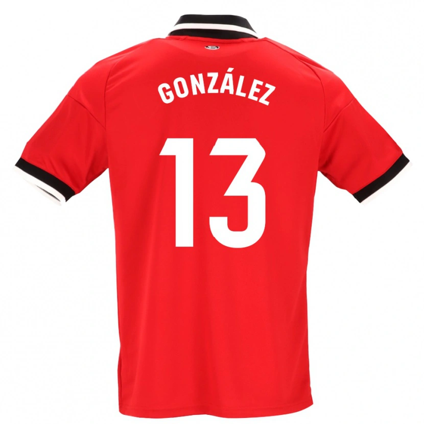 Danxen Damen Fran González #13 Schwarz Weiß Rot Auswärtstrikot Trikot 2026/27 T-Shirt Österreich