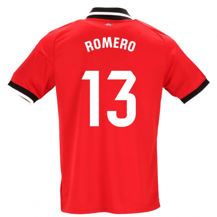 Danxen Damen Rafael Romero #13 Schwarz Weiß Rot Auswärtstrikot Trikot 2026/27 T-Shirt Österreich