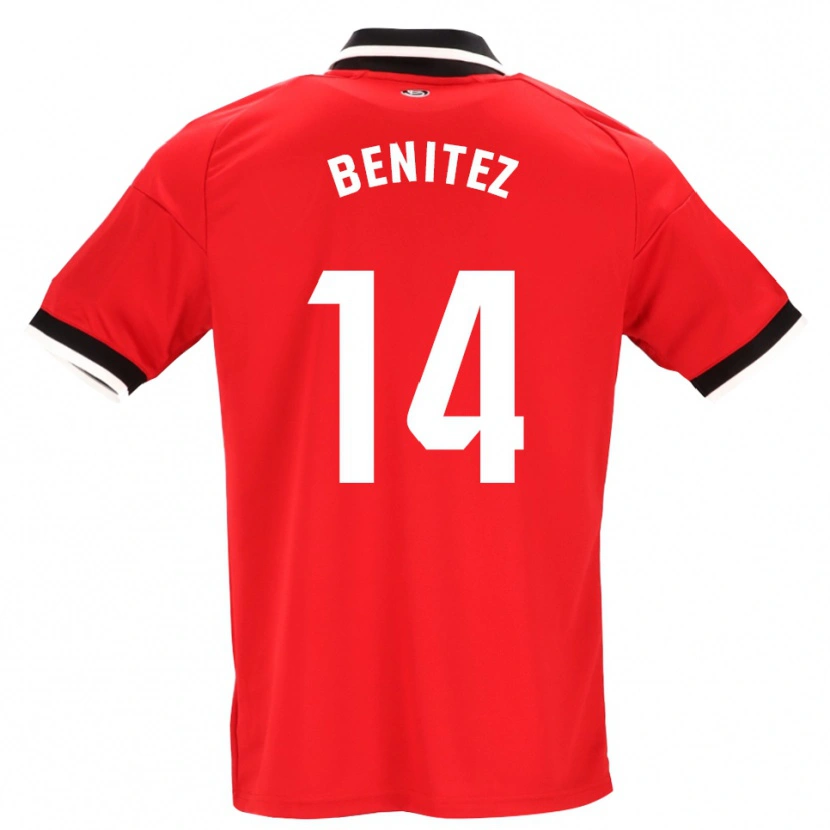 Danxen Damen Emilio Benítez #14 Schwarz Weiß Rot Auswärtstrikot Trikot 2026/27 T-Shirt Österreich