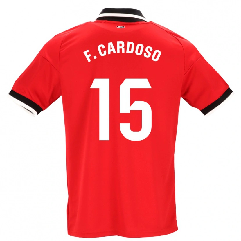 Danxen Damen Fábio Cardoso #15 Schwarz Weiß Rot Auswärtstrikot Trikot 2026/27 T-Shirt Österreich