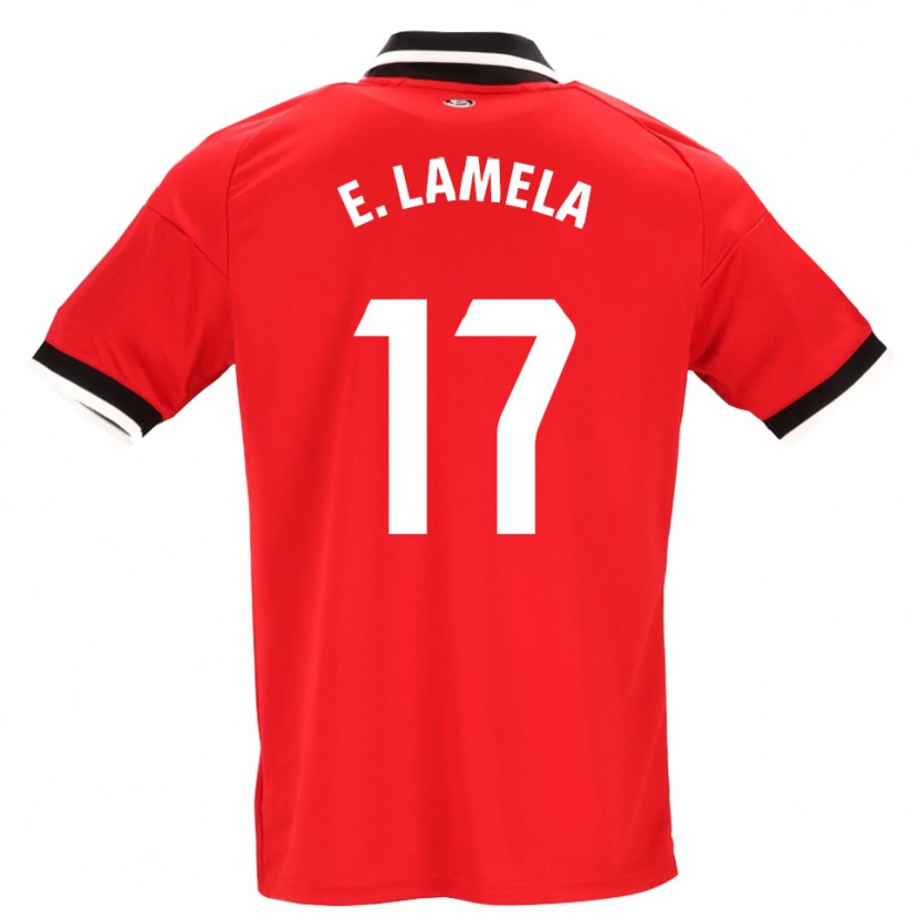 Danxen Damen Erik Lamela #17 Schwarz Weiß Rot Auswärtstrikot Trikot 2026/27 T-Shirt Österreich