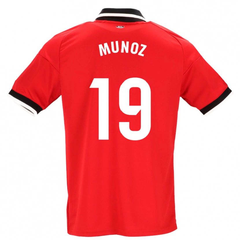 Danxen Damen Iker Muñoz #19 Schwarz Weiß Rot Auswärtstrikot Trikot 2026/27 T-Shirt Österreich