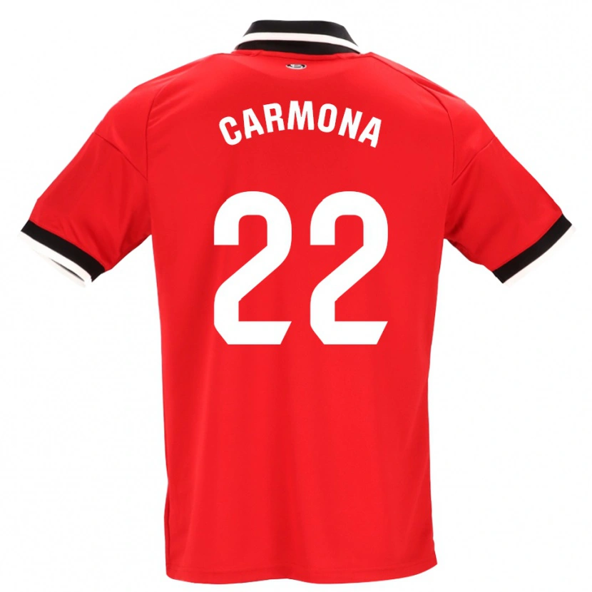 Danxen Damen José Ángel Carmona #22 Schwarz Weiß Rot Auswärtstrikot Trikot 2026/27 T-Shirt Österreich