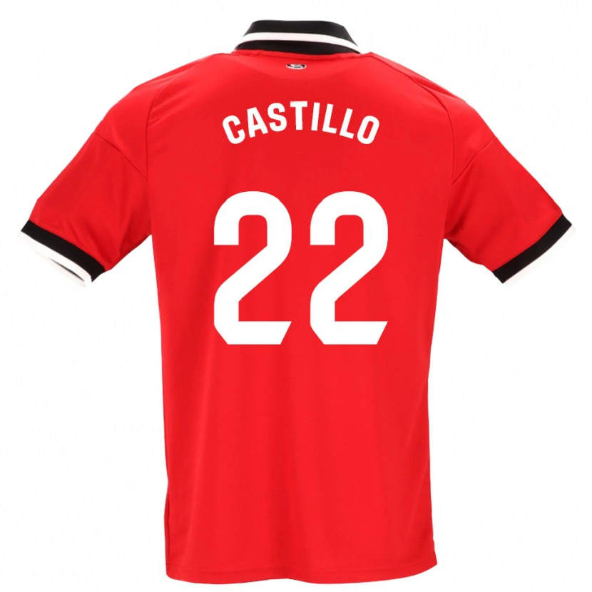 Danxen Damen José Castillo #22 Schwarz Weiß Rot Auswärtstrikot Trikot 2026/27 T-Shirt Österreich
