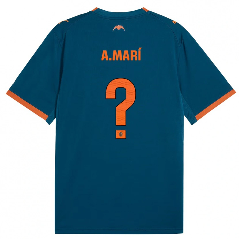 Danxen Damen Alberto Marí #0 Stahlblau Orange Auswärtstrikot Trikot 2026/27 T-Shirt Österreich