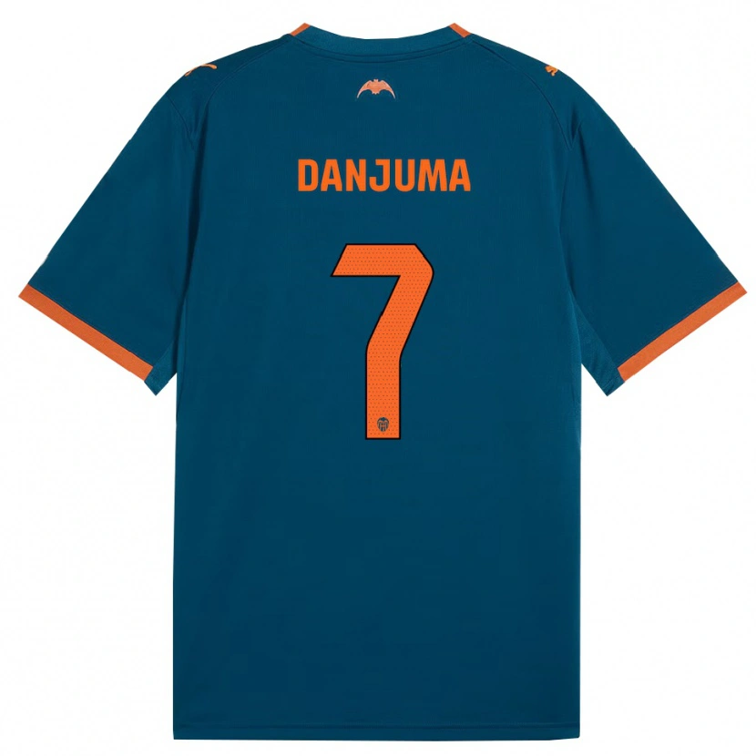 Danxen Damen Arnaut Danjuma #7 Stahlblau Orange Auswärtstrikot Trikot 2026/27 T-Shirt Österreich
