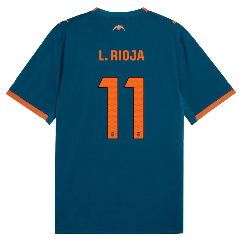 Danxen Damen Luis Rioja #11 Stahlblau Orange Auswärtstrikot Trikot 2026/27 T-Shirt Österreich