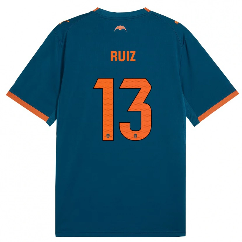 Danxen Damen Nil Ruiz #13 Stahlblau Orange Auswärtstrikot Trikot 2026/27 T-Shirt Österreich