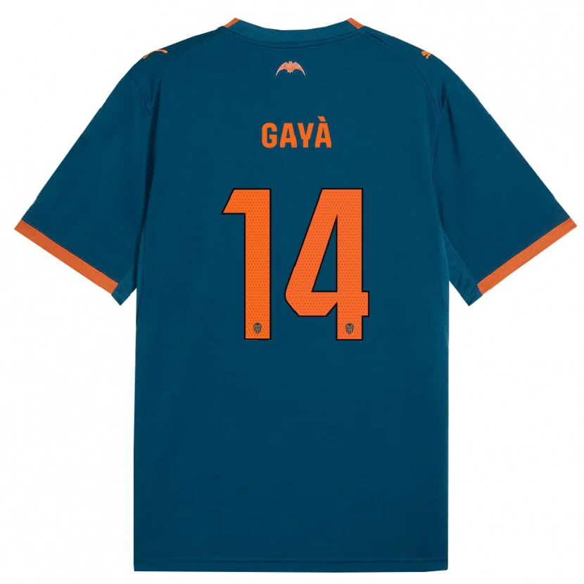 Danxen Damen José Gayà #14 Stahlblau Orange Auswärtstrikot Trikot 2026/27 T-Shirt Österreich