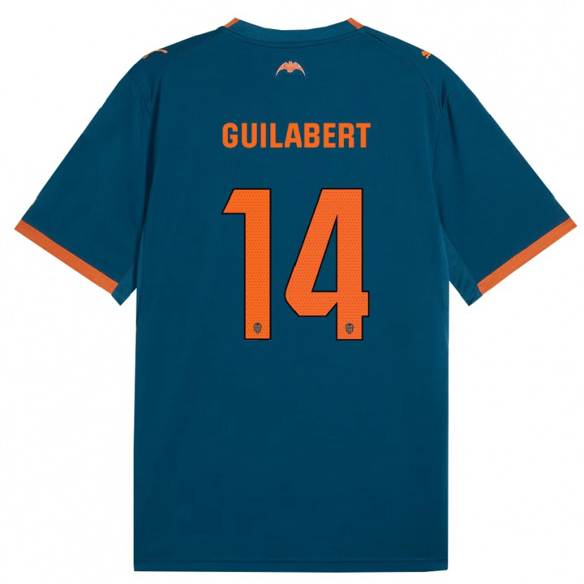 Danxen Damen Mario Guilabert #14 Stahlblau Orange Auswärtstrikot Trikot 2026/27 T-Shirt Österreich
