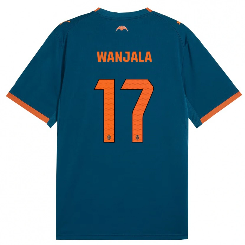 Danxen Damen Amos Wanjala #17 Stahlblau Orange Auswärtstrikot Trikot 2026/27 T-Shirt Österreich