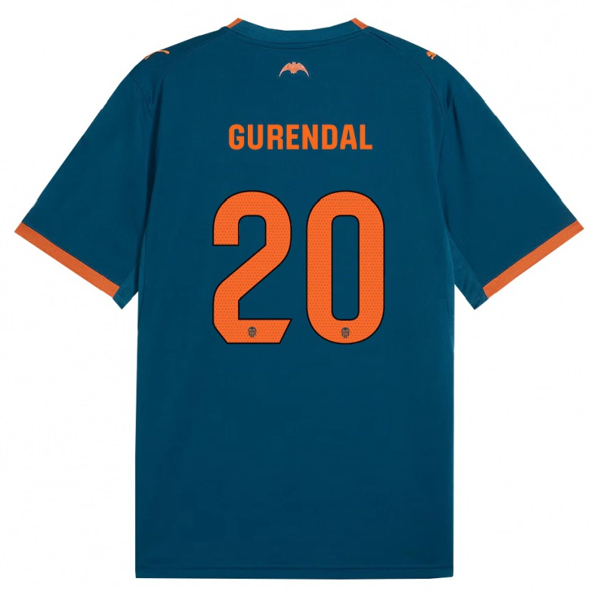 Danxen Damen Alexander Gurendal #20 Stahlblau Orange Auswärtstrikot Trikot 2026/27 T-Shirt Österreich