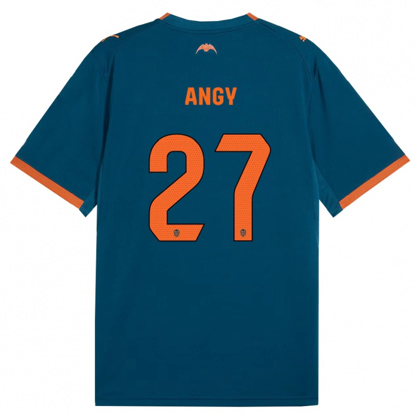 Danxen Damen Angy #27 Stahlblau Orange Auswärtstrikot Trikot 2026/27 T-Shirt Österreich