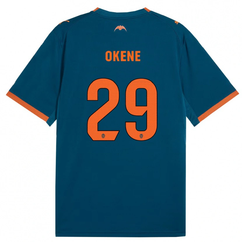Danxen Damen Andrea Okene #29 Stahlblau Orange Auswärtstrikot Trikot 2026/27 T-Shirt Österreich