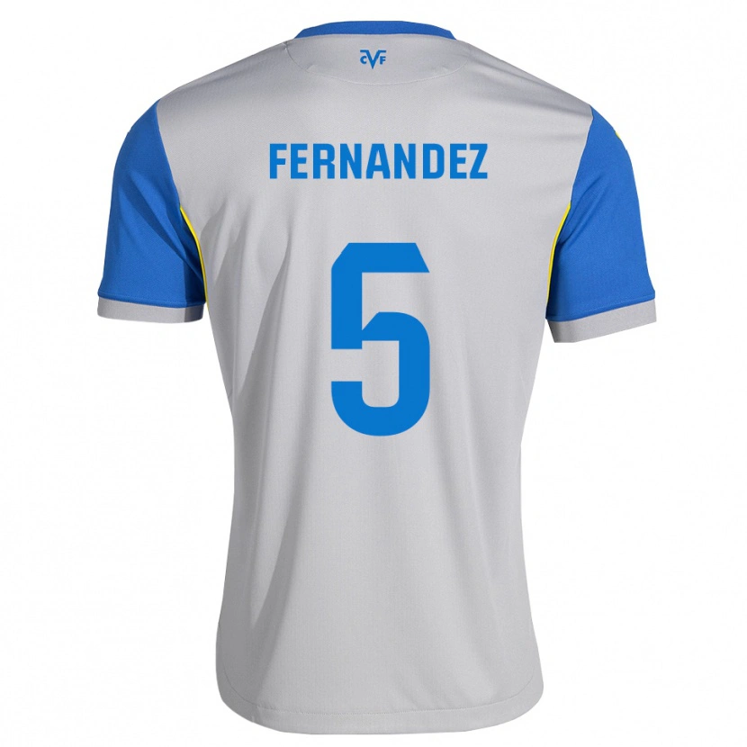 Danxen Damen Álvaro Fernández #5 Dodgerblau Grau Auswärtstrikot Trikot 2026/27 T-Shirt Österreich
