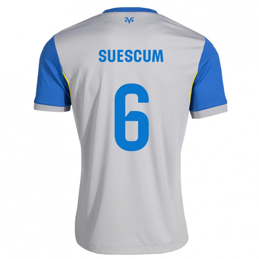 Danxen Damen Hugo Suescum #6 Dodgerblau Grau Auswärtstrikot Trikot 2026/27 T-Shirt Österreich