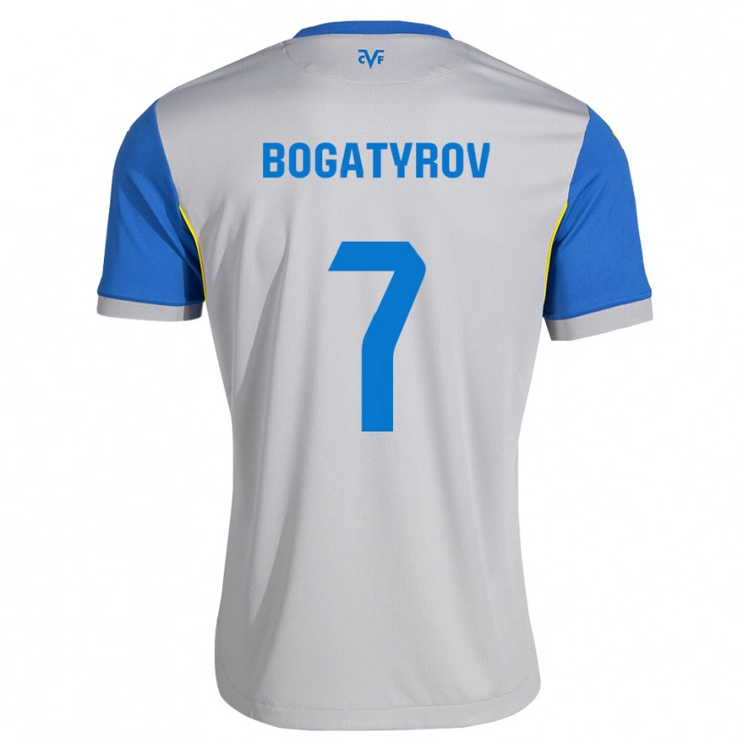 Danxen Damen Vladyslav Bogatyrov #7 Dodgerblau Grau Auswärtstrikot Trikot 2026/27 T-Shirt Österreich