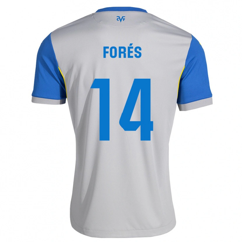 Danxen Damen Arnau Forés #14 Dodgerblau Grau Auswärtstrikot Trikot 2026/27 T-Shirt Österreich