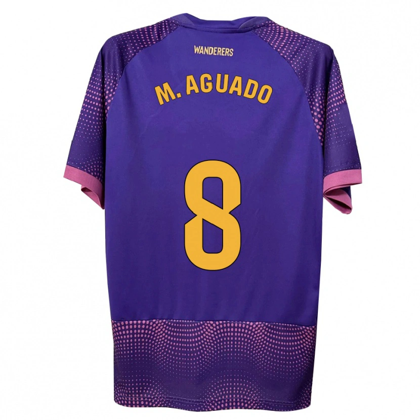 Danxen Damen Marc Aguado #8 Lila Weiß Rosa Auswärtstrikot Trikot 2026/27 T-Shirt Österreich