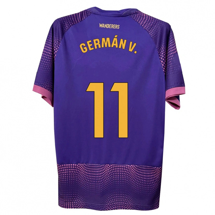 Danxen Damen Germán Valera #11 Lila Weiß Rosa Auswärtstrikot Trikot 2026/27 T-Shirt Österreich