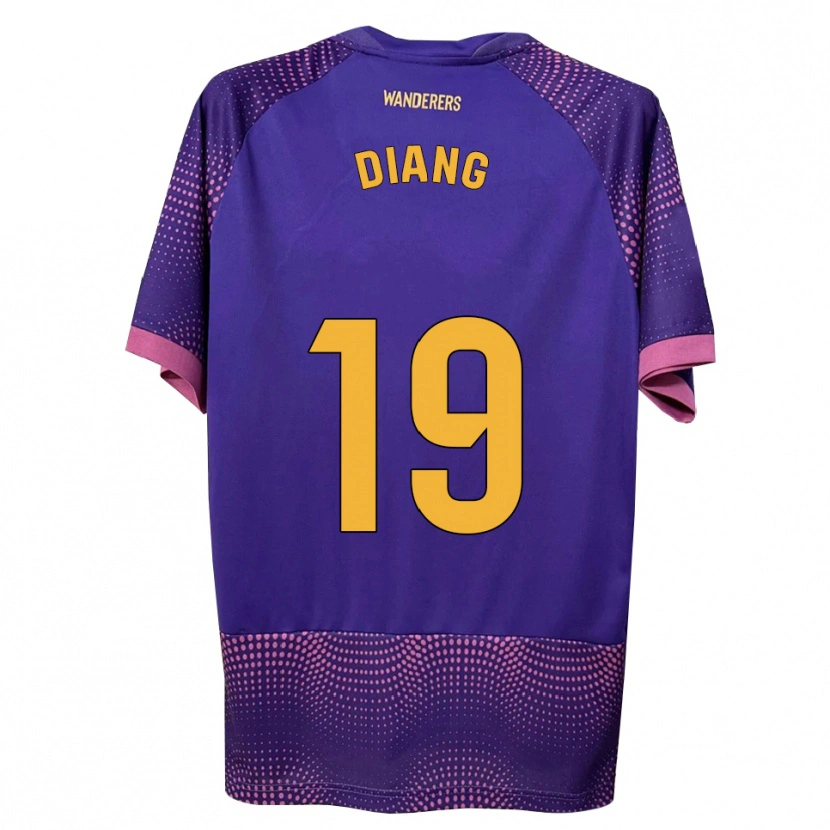 Danxen Damen Grady Diangana #19 Lila Weiß Rosa Auswärtstrikot Trikot 2026/27 T-Shirt Österreich